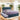 Berto Queen Size Pull-Out Bed Frame in Linen Fabric