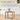 Lucas Dining Set w/ Table and Stools 1+4 in Solid Wood Natural Marble Top Cherry/Walnut
