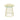 Guedes Contemporary Round Tempered Glass Side Table In Gold Leg Base