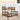 Mayci Queen+Single Solid Wood Slatted Base Double Decker Bed Frame w/ Mattress Option