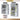 Sabini 3 Door Wardrobe Dresser Combo with Mirror and Drawers with Top Cabinet in 6 Colours