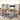 Wally 1+6 Dining Set w/ Table & Chair Solid Rubber Wood with Synthetic Rattan