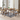 Saira 1+6 Dining Set w/ Table & Chair Solid Rubber Wood with Synthetic Rattan