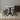 Rowena Natural Marble Dining Set In White/ Black