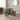 Roni Natural Marble Dining Set In White/ Black