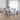 Leonie Dining Set Sintered Stone Table with 6 Chairs