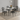 Baron 1+4 Dining Set Table with Chair Ceramic Table Top with Metal Legs