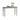 Krisse Console Table in Grey Leg