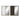 Mikaela Half Mirror 5FT 2-Door Sliding Door Wardrobe in White Wash or Walnut