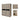 Ciyaa 2-Door Sliding Door Wardrobe Multicompartment