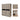 Fuyu 5FT 2-Door Sliding Door Wardrobe Models Mirror Inside