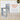 Elias Study Computer Office Table with Shelves Cabinet in 4 Colours