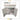 Carol Mobile Kitchen Trolley Island/Storage Cabinet
