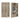 Crossiin 3 Doors Wardrobe Rattan Design with Drawers and Top Cabinet in 3 Colours Available
