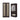 Crossio 2 Doors Wardrobe Rattan Design in 3 Colours Available
