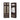 Crossian 2 Doors Wardrobe Rattan Design with Drawers and Top Cabinet in 3 Colours Available