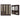 Crosna 4 Doors Wardrobe Rattan Design with 2 Drawers in 3 Colours Available