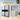 Kenie 4FT 2-Door Sliding Door Wardrobe in White Wash or Walnut