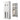 Zaldey 3 Doors Tall Wardrobe with Top Cabinet