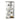 Hannah Heavy-Duty Tempered Glass Display Cabinet in Black or White Colour