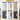 Sabini 3 Door Wardrobe Dresser Combo with Mirror and Drawers with Top Cabinet in 6 Colours