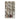 Kael 15-Shelf Display Cabinet Book Shelves Open Cabinet in 2 Colours